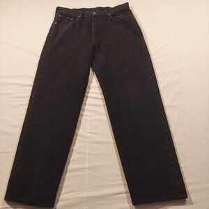 Levi’s 550 Relaxed Fit Black Jeans Men’s 38x34 Straight Leg Classic